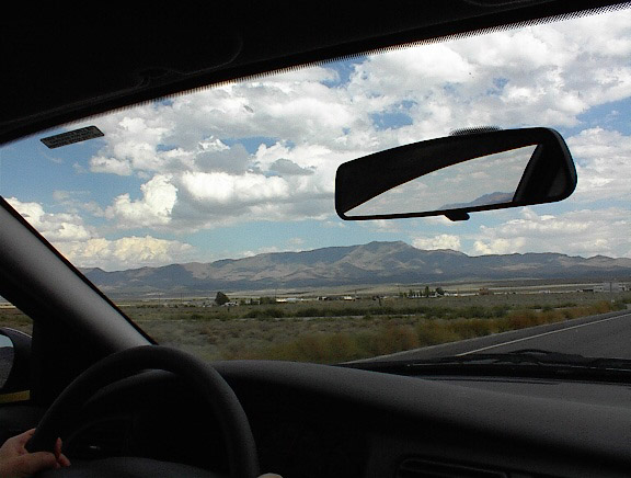 Highway 50 from the car